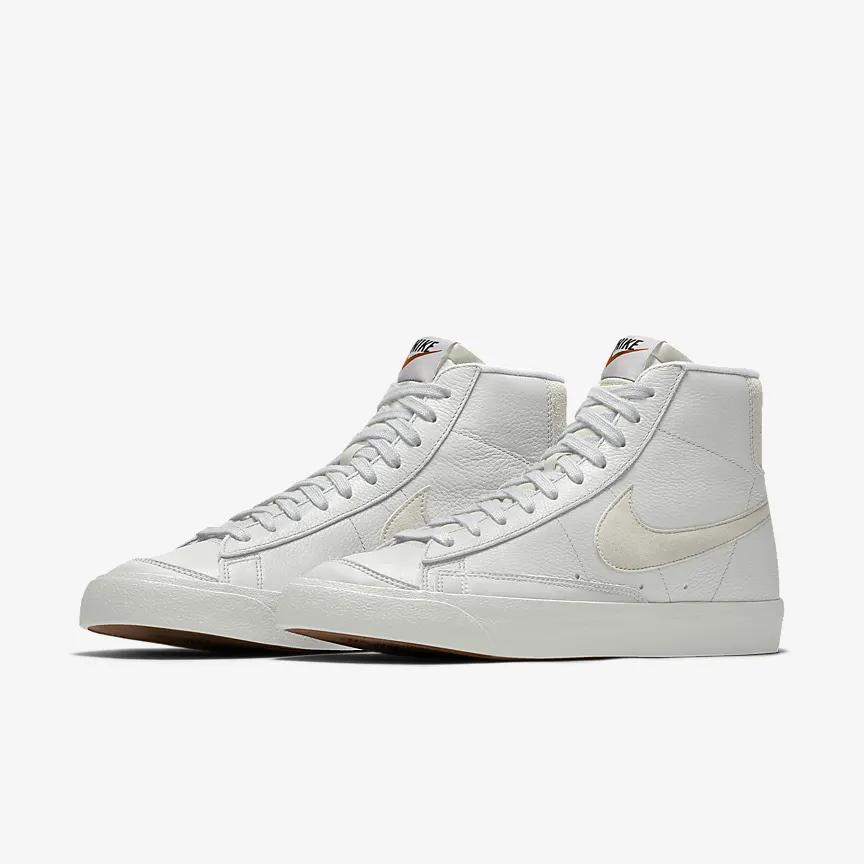 Giày Nike Blazer Mid '77 By You Nam Trắng